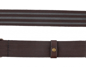 VEKTOR Ремень для ружья из полиамидной ленты коричневый шириной 40 мм
